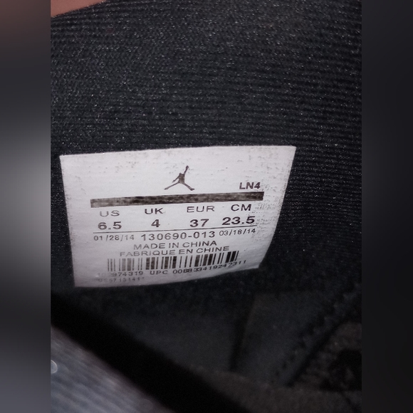 Nike Air Jordan 12 Retro The Master XII 2016 Women's Size 6 130690-013 - Picture 8 of 9